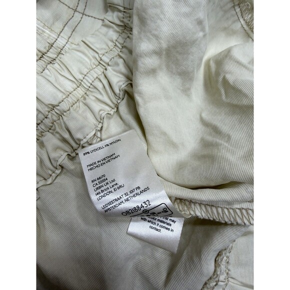 Free People Maxi Skirt Beige Rough Riding Preppy Retro Boho Vacay Small New - Picture 12 of 13